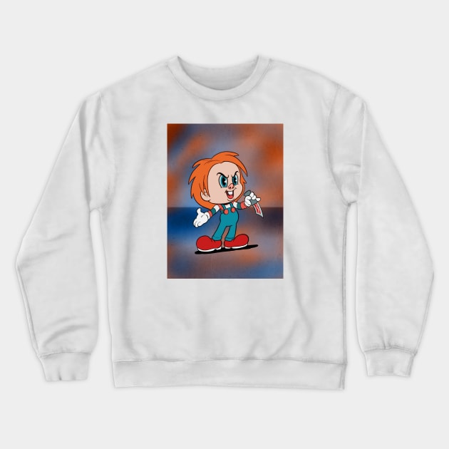 Chucky Crewneck Sweatshirt by Kevcraven